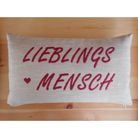 Zirbenkissen „LIEBLINGSMENSCH“