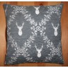 Zirbenkissen „Hirsch grau“