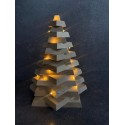 Holzdeko-Baum inkl. LED Lichterkette