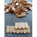 Lärchen-Holzschindeln/Dachschindeln (rund)